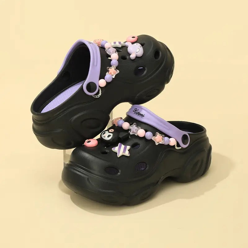 Sanrio Clogs Platform Shoes Sandal Casual Summer for Woman