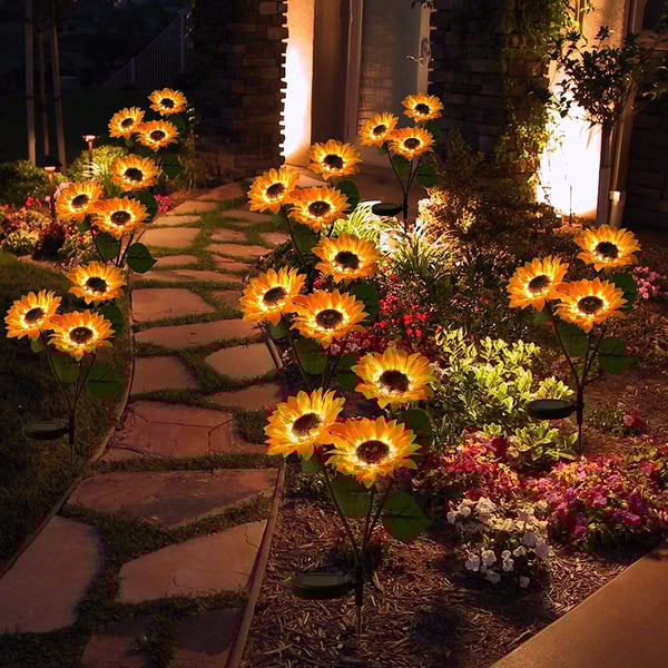 💥Last Day Promotion-[SAVE 50% OFF]--Waterproof Solar Sunflower Light--BUY 3 GET 10% OFF & FREE SHIPPING