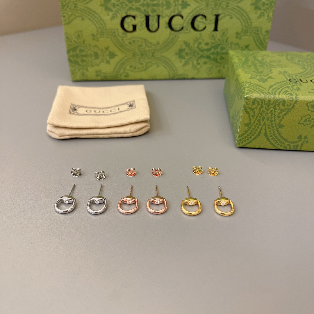 GUCCi Half Circle Earrings