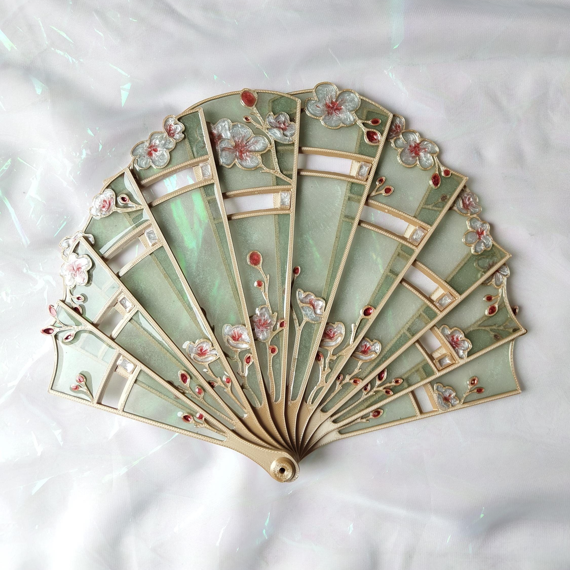 🔥ON SALE🔥Forget-me-not hand fan