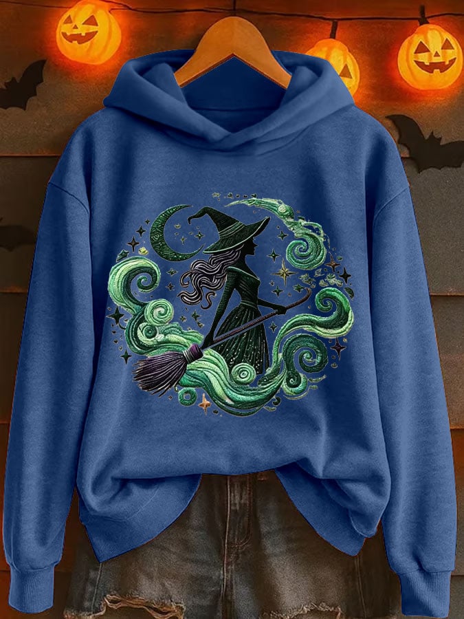 🔥Buy 3 Get 10% Off🔥Women's Halloween Print Hooded Sweatshirt