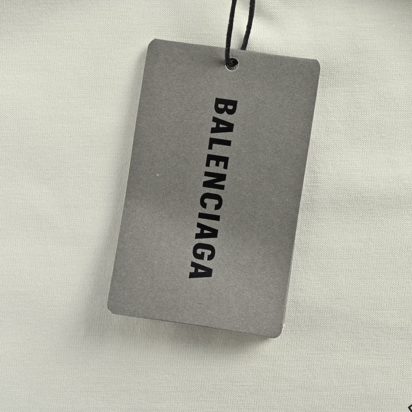 Balenciaga 25ss key badge print short-sleeve shirt