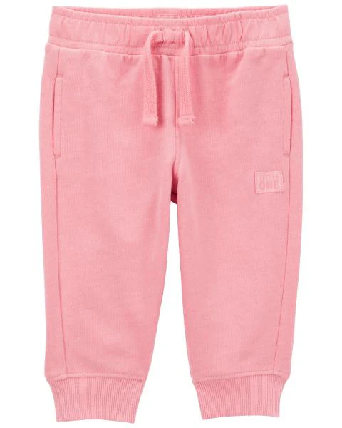 Carter's Zip-Front French Terry Hoodie with Pull-On French Terry Joggers