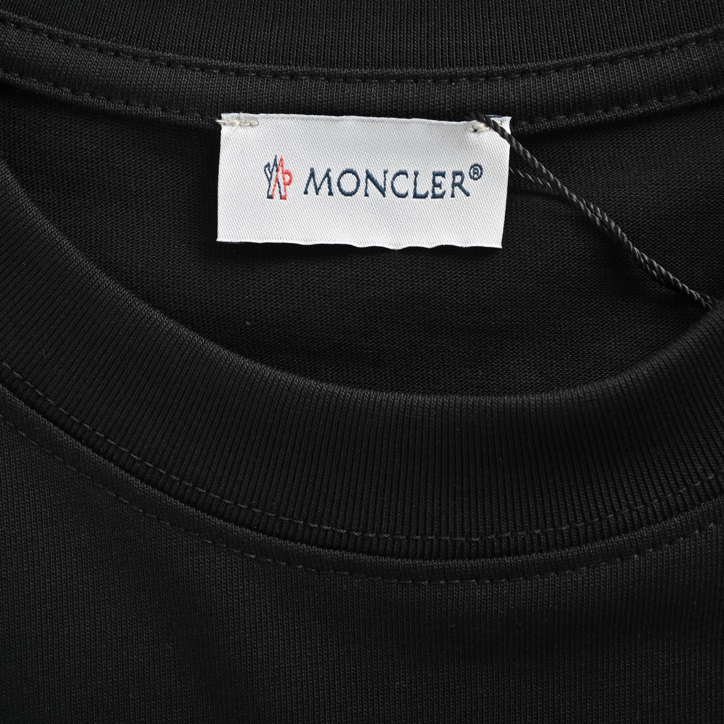 Moncler 25ss letter logo embroidered short sleeve