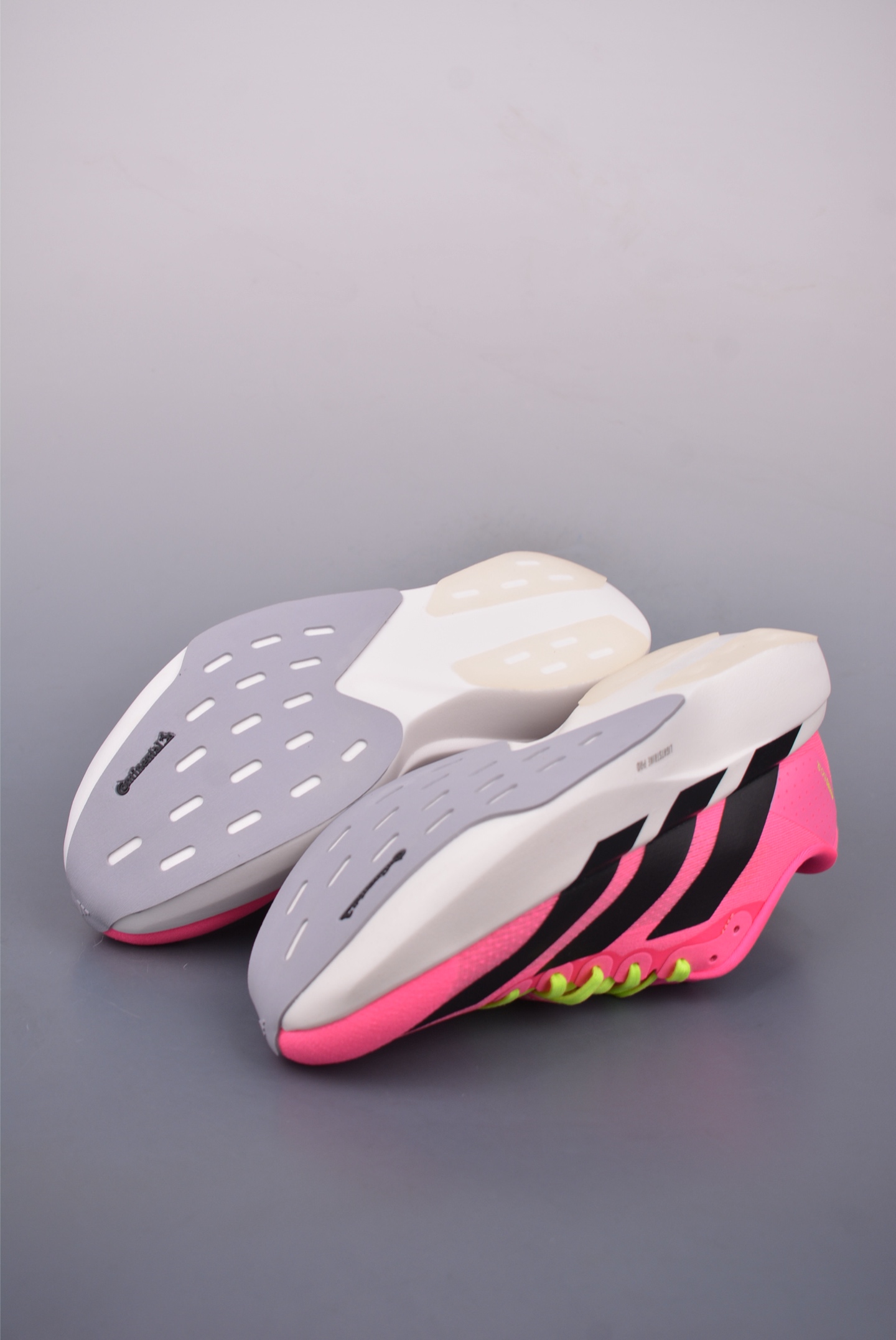Adidas Adizero Evo SL M Running Shoes Pink Black and White JS4455