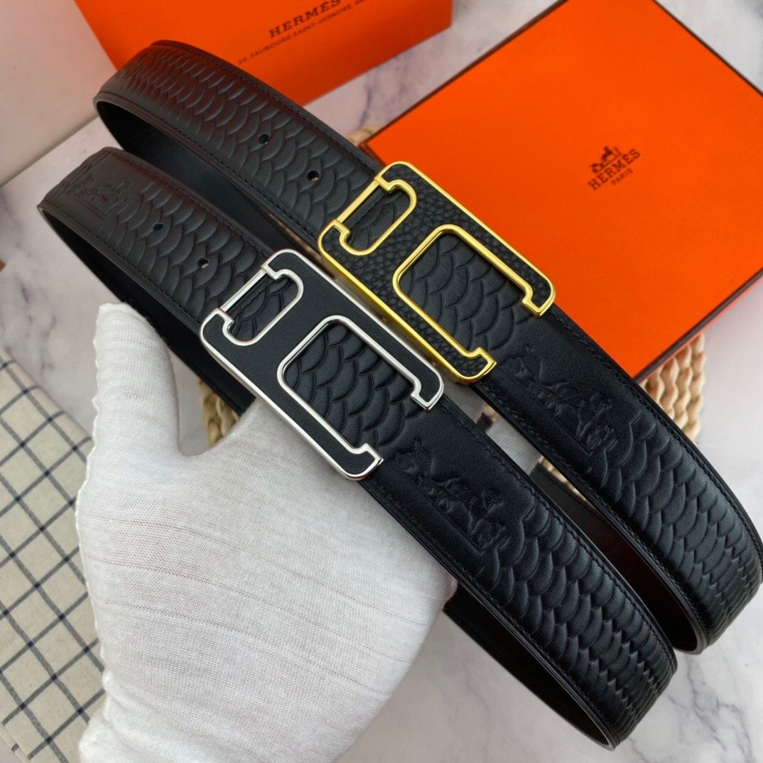 Hermès Special Leather Belt Series Width 3.8CM
