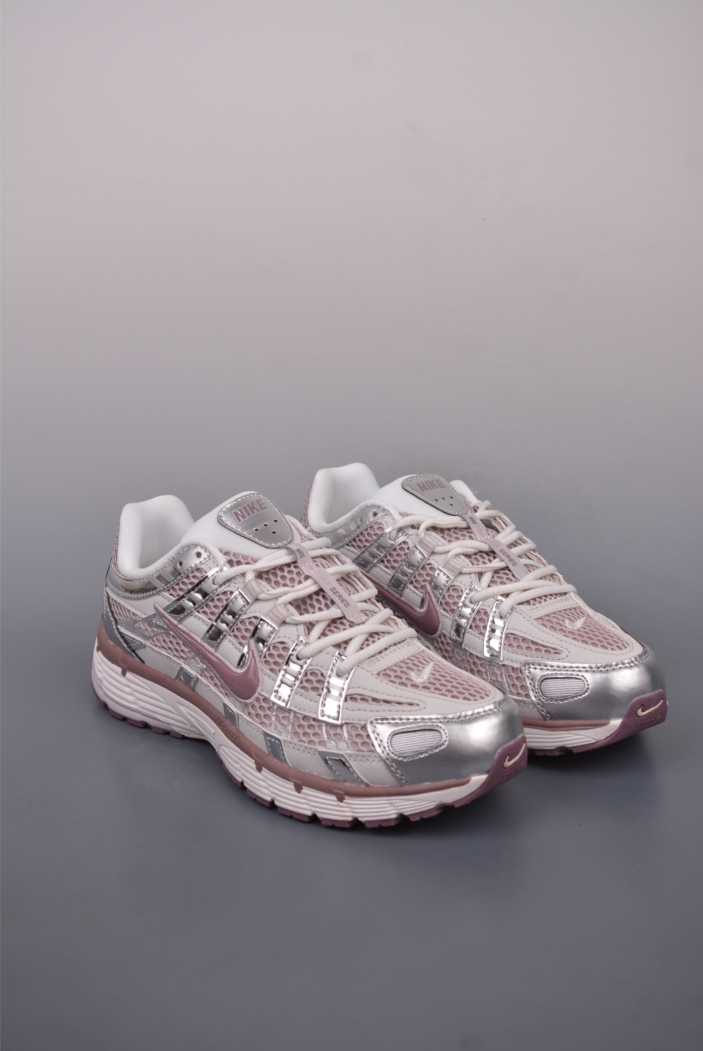 Nike P-6000 Premium Metallic Silver Gray Purple IB4019-019