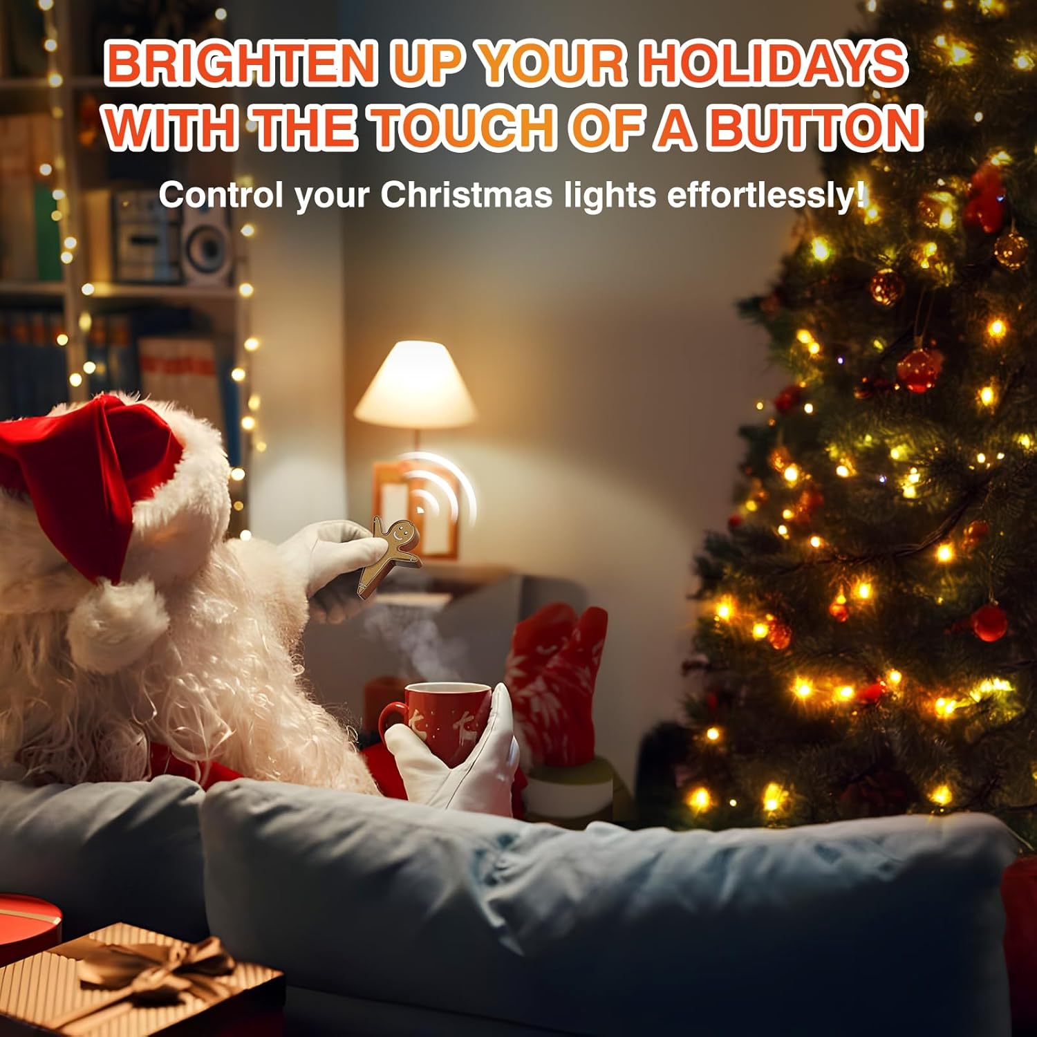 Gingerbread Man Wireless Remote Switch