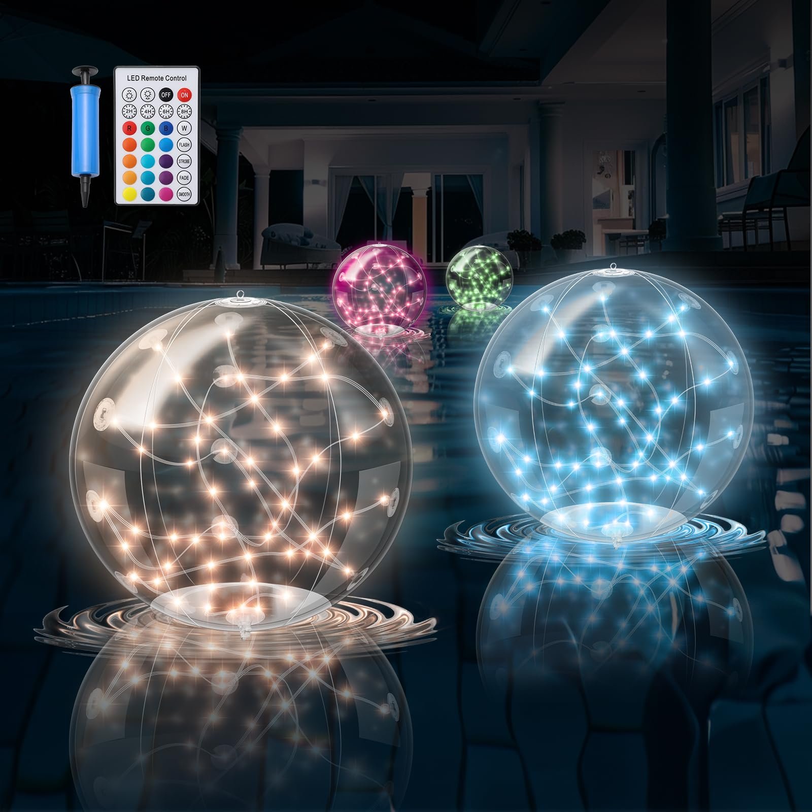 🔥Last day 48% OFF - Solar Floating Pool Lights