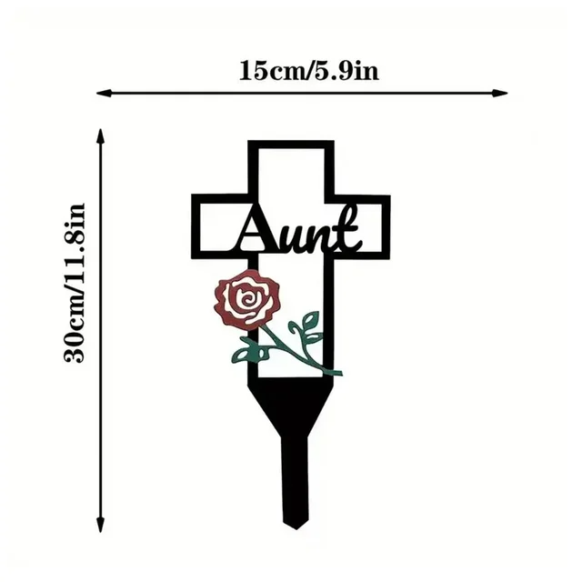 ✝️🙏Metal Cemetery Memorial Stake🔥Buy 2+ Get 10% OFF & FREE SHIPPING