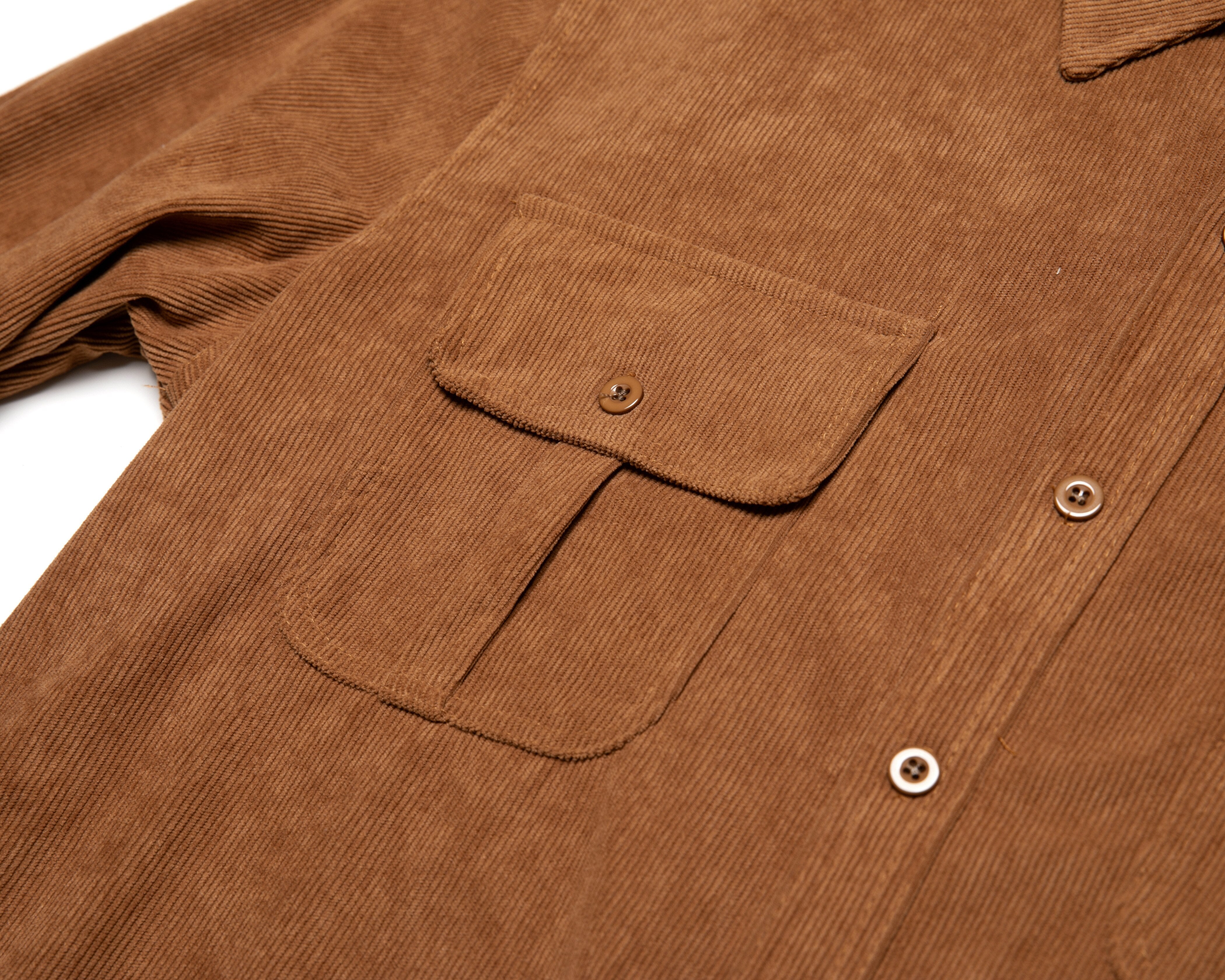 Men's Corduroy Button-up Shirt