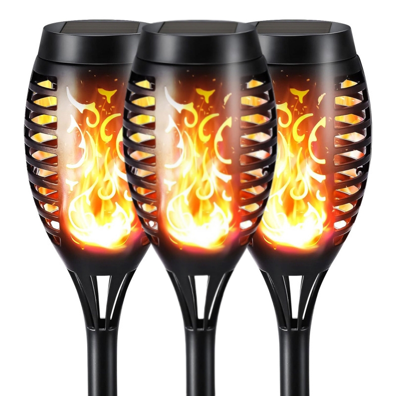 🔥ON SALE - 50% OFF🔥3 Pack Solar Torch Flickering Flame Lights