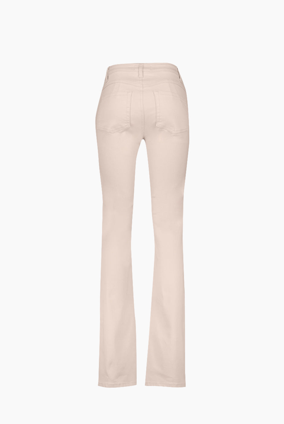 Jeans semi campana de un boton