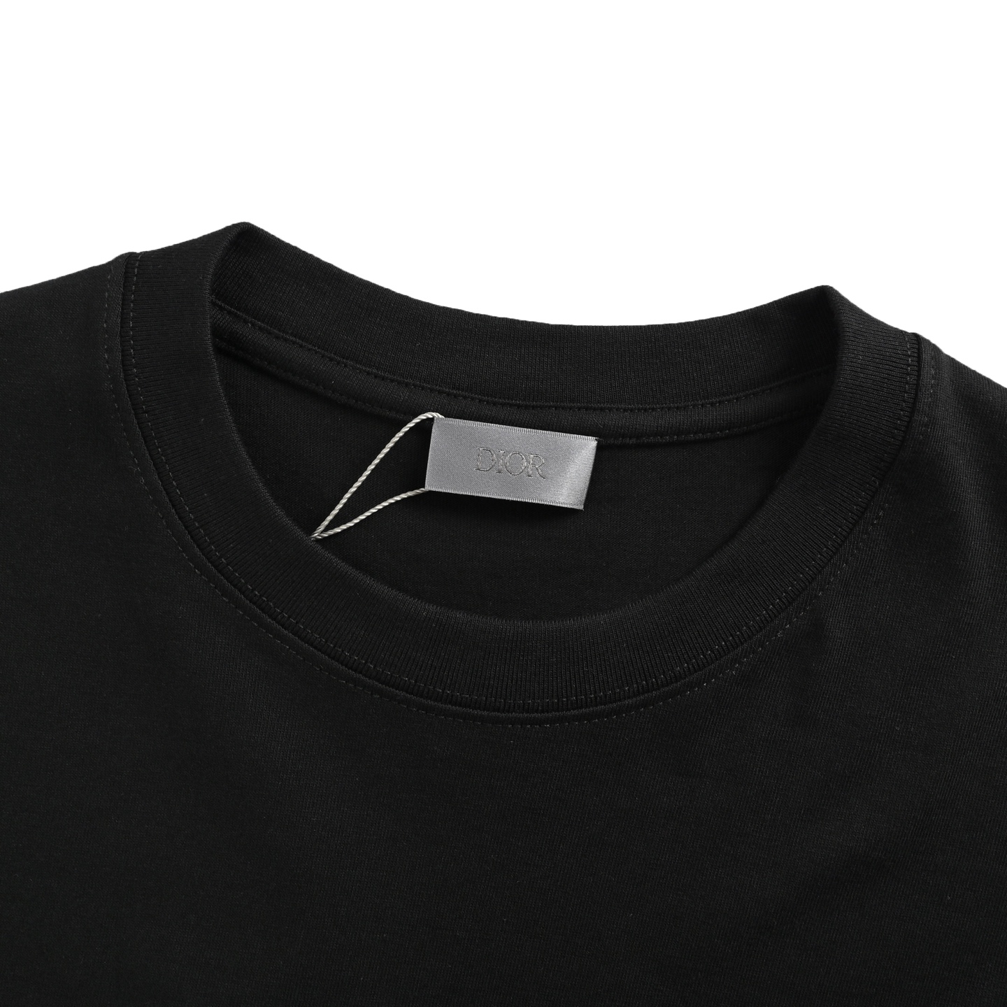Dior 25ss hand-painted lettering short-sleeved shirt