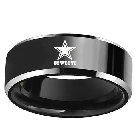 LIMITED EDITION DALLAS COWBOYS TITANIUM STEEL RING