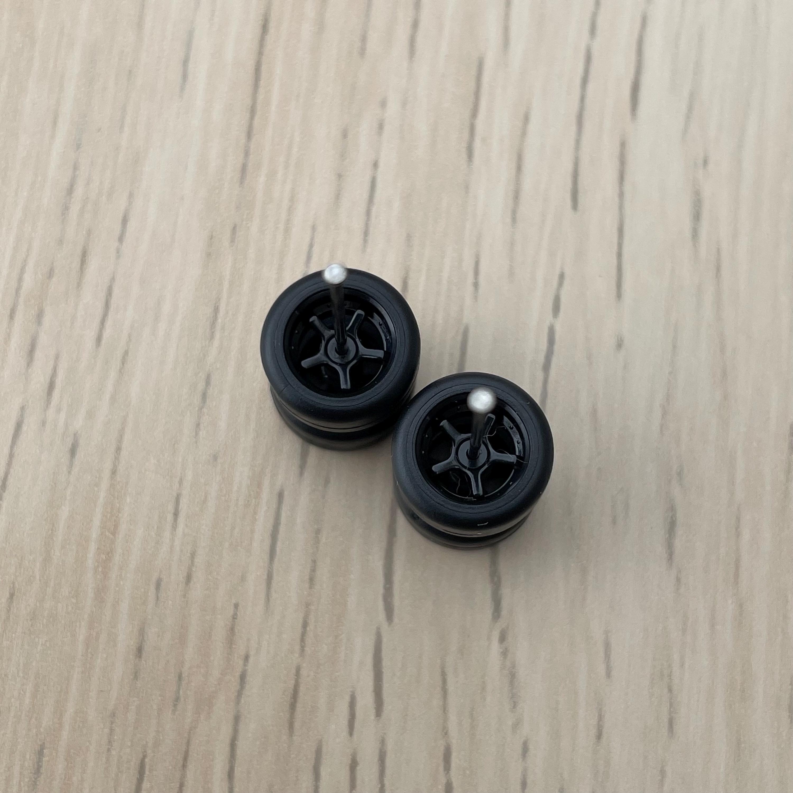 Hotwheels Rims Custom Wheels 1/64 Rubber tires