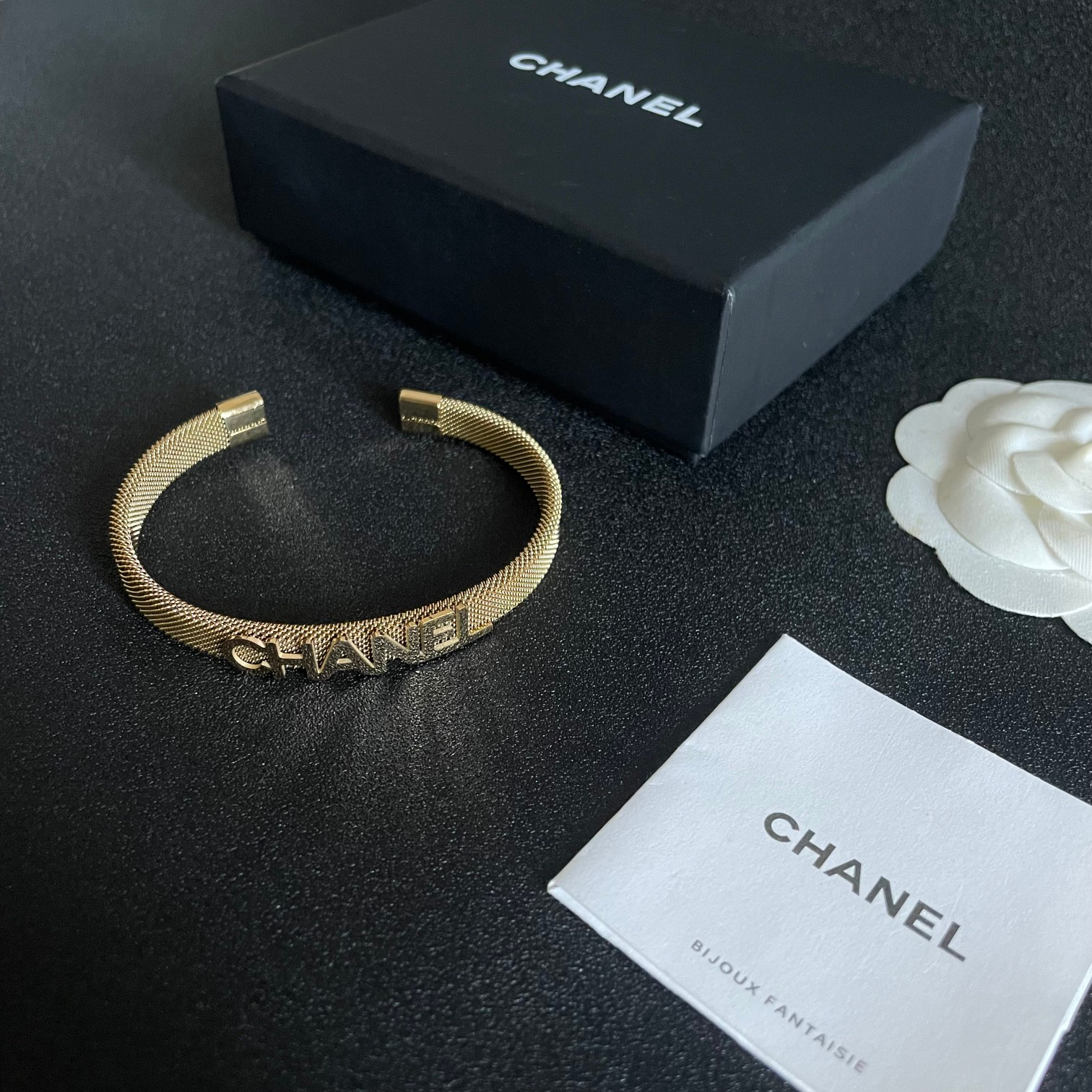 Chanel 3D Font Bracelet