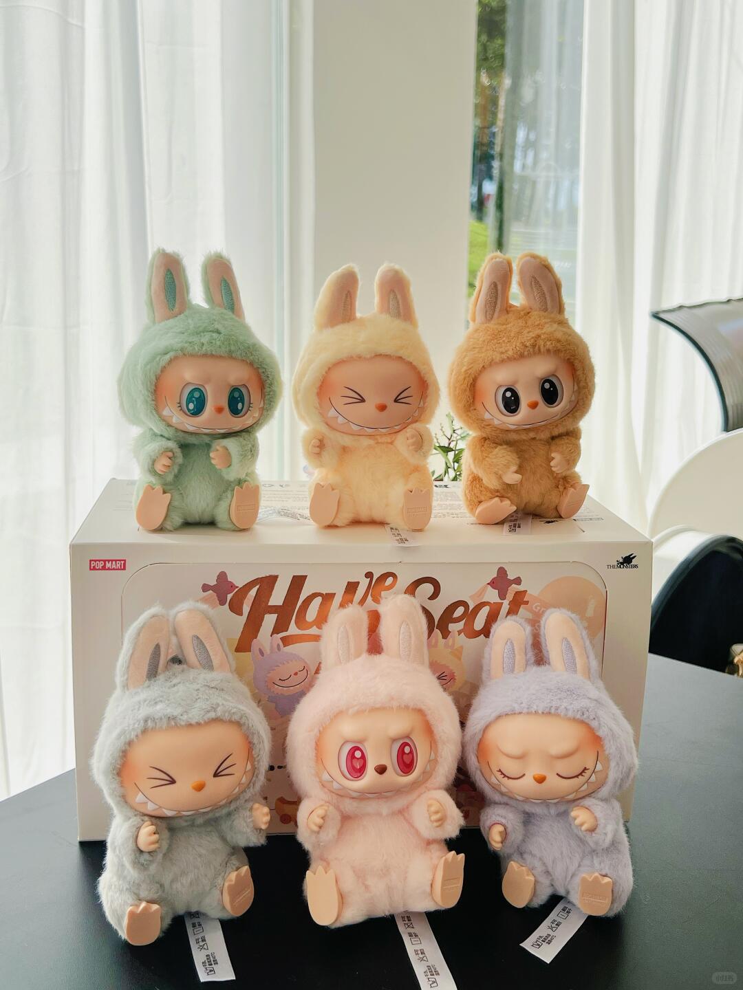 LABUBU Sit Party Vinyl Plush Pendant Blind Box Labub HaveASeat