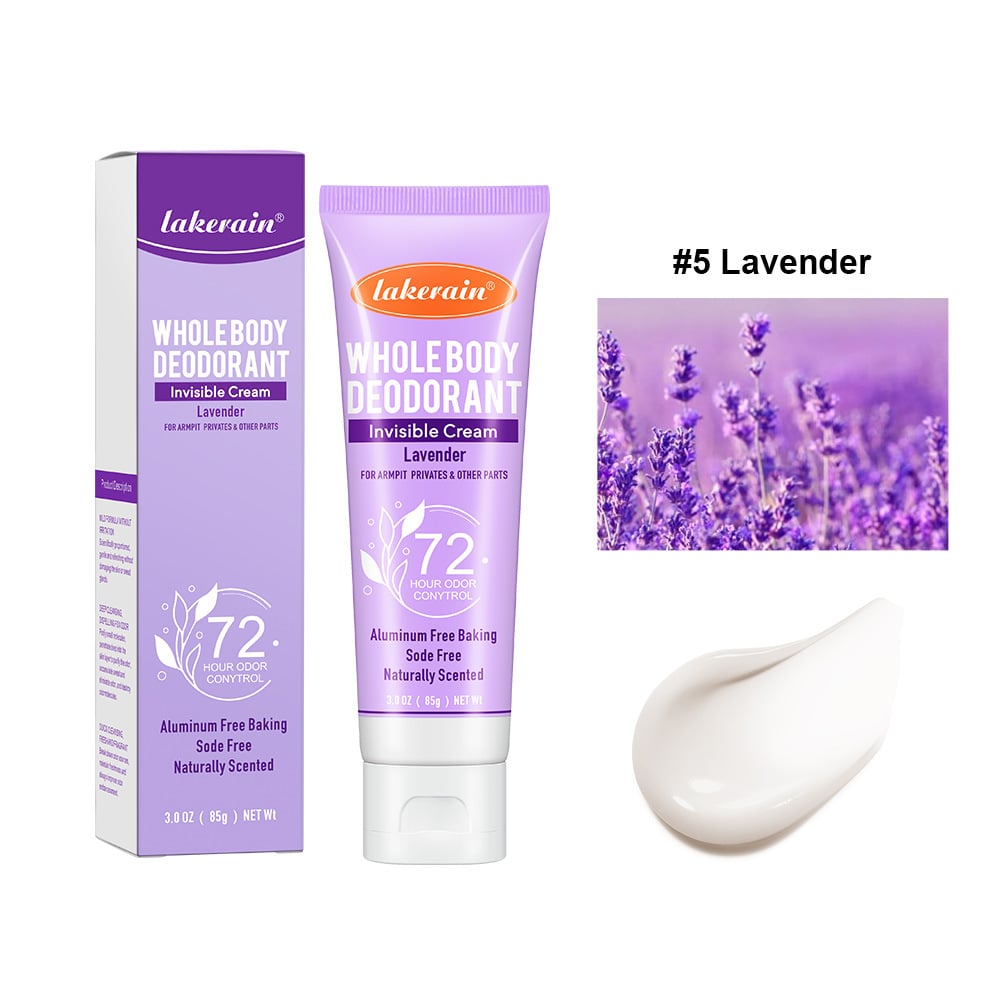 Lakerain Whole Body Deodorant 70% off Flash Sale - 72 Hour Odor Control