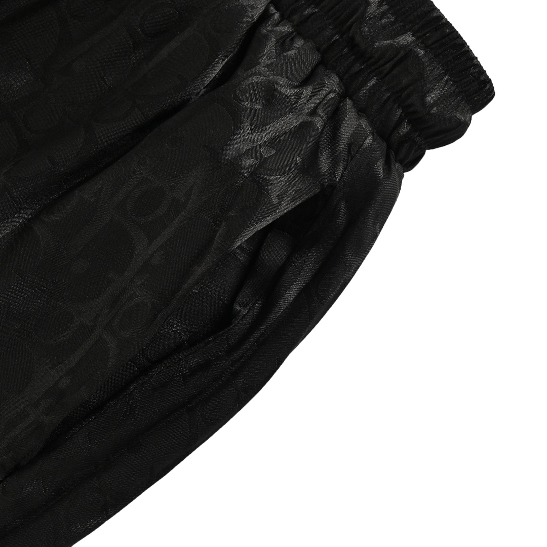 Dior 24ss old flower pattern jacquard beach shorts