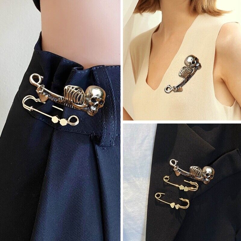 2024 New Mystical Skull Pin Brooch - Gothic Style Jewelry