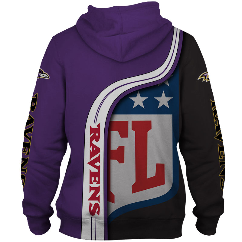 BALTIMORE RAVENS 3D HOODIE BBRR001