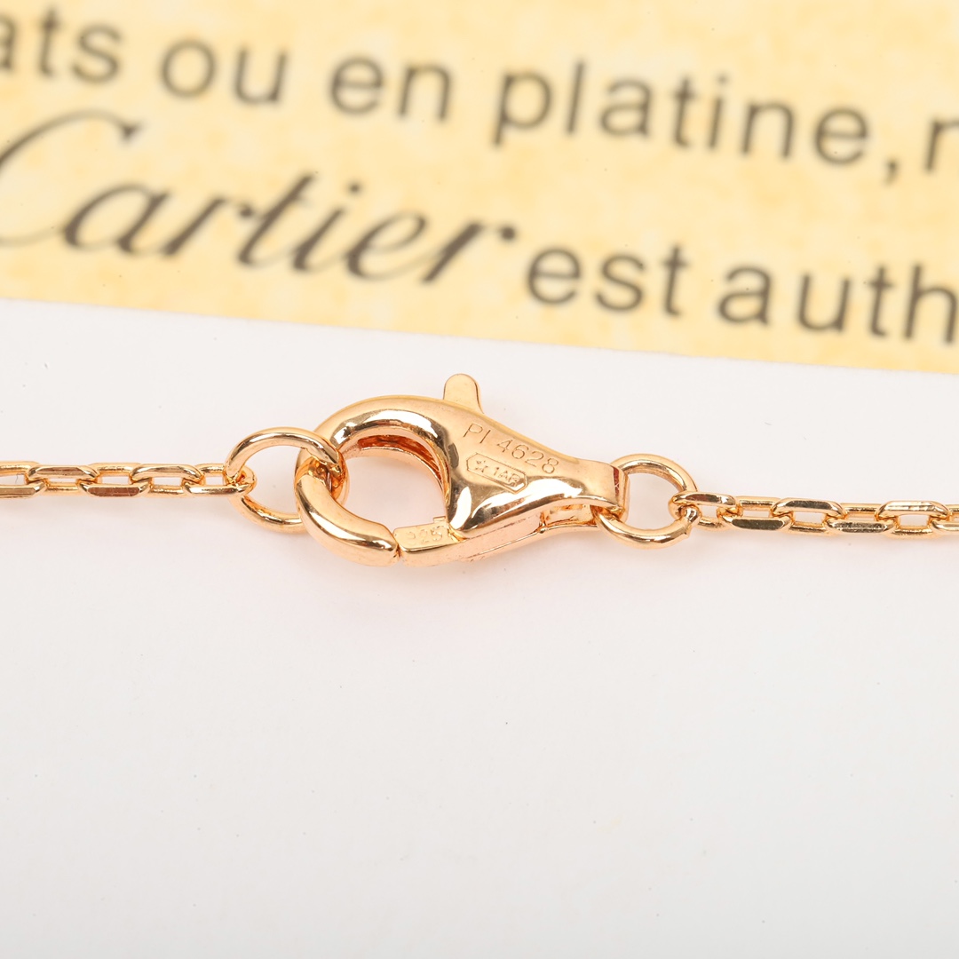 Cartier three ring necklace