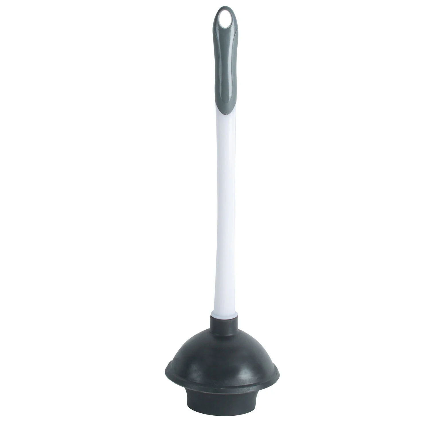 Bath Bliss 2-in-1 Bowl Brush & Plunger, White