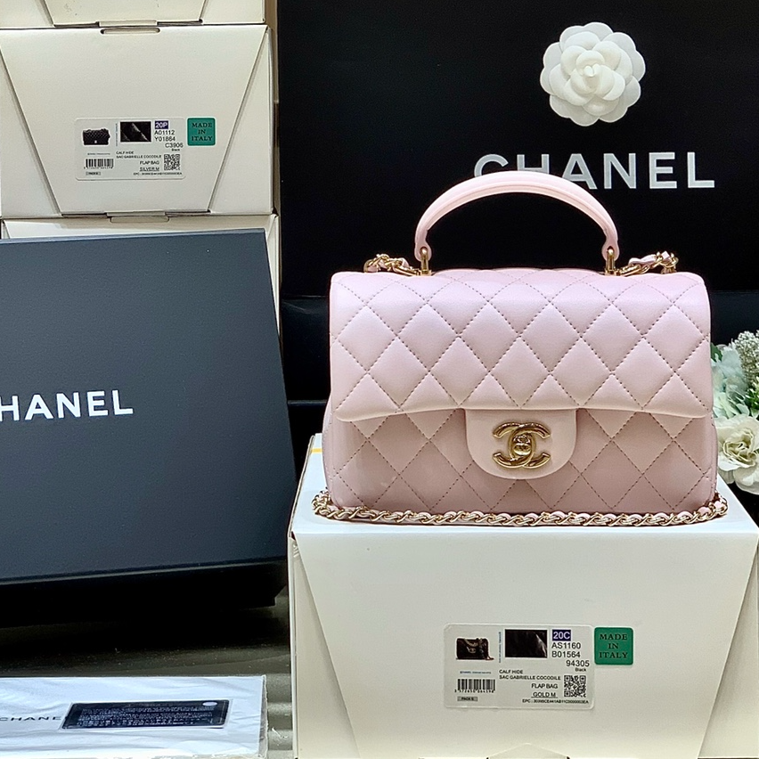 Chanel 22b autumn and winter new preview series cf mini handle AS2431