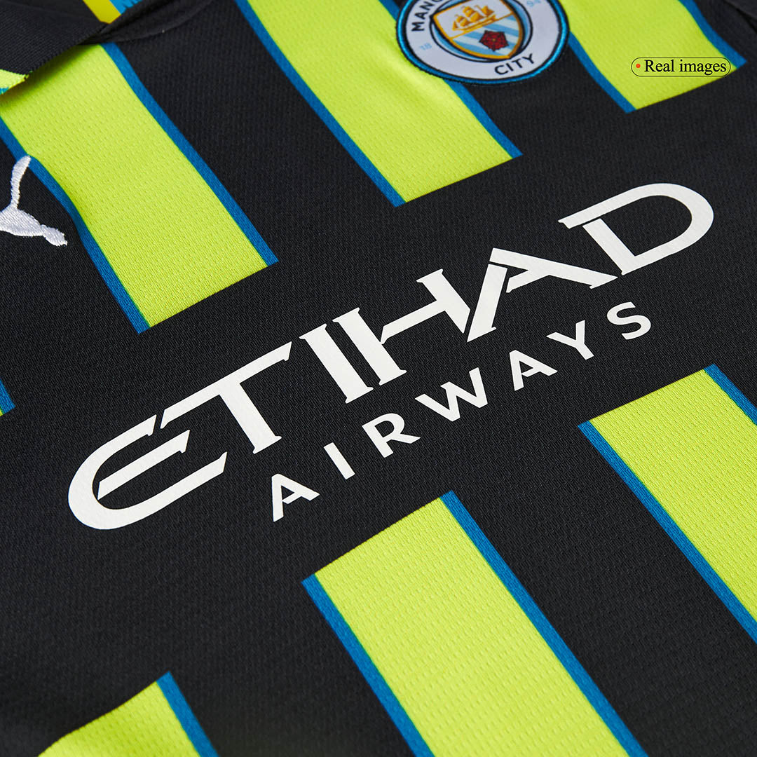 Manchester City Kids Away Football Jersey (Shirt+Shorts+Socks) 2024/25