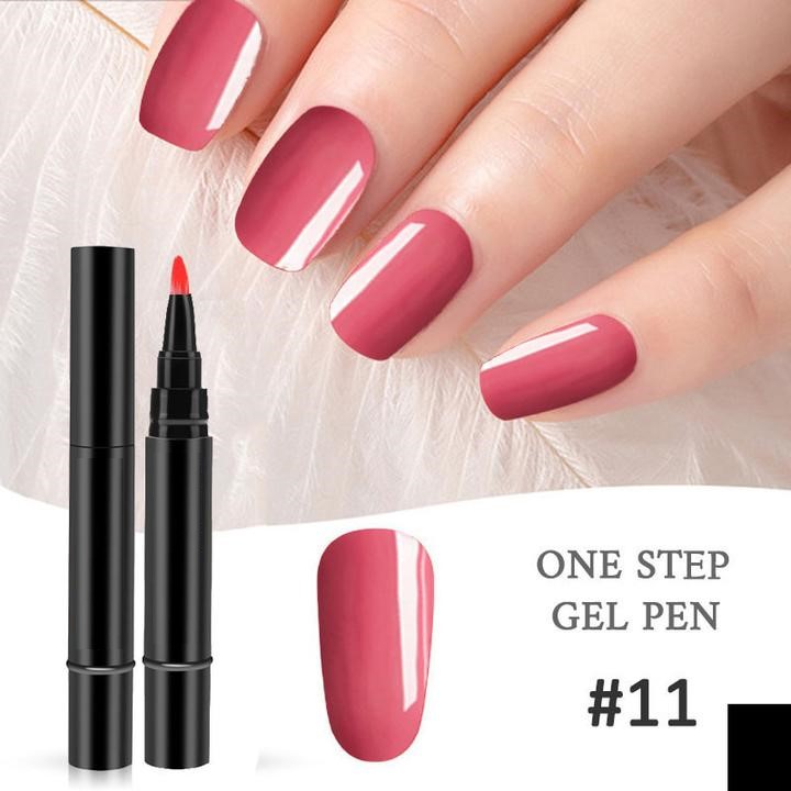 (🔥Last Day Flash Sale-50% OFF)One Step Nail Gel Pen-🎉Buy 9 Get 9 Free Now(Get All Color)!
