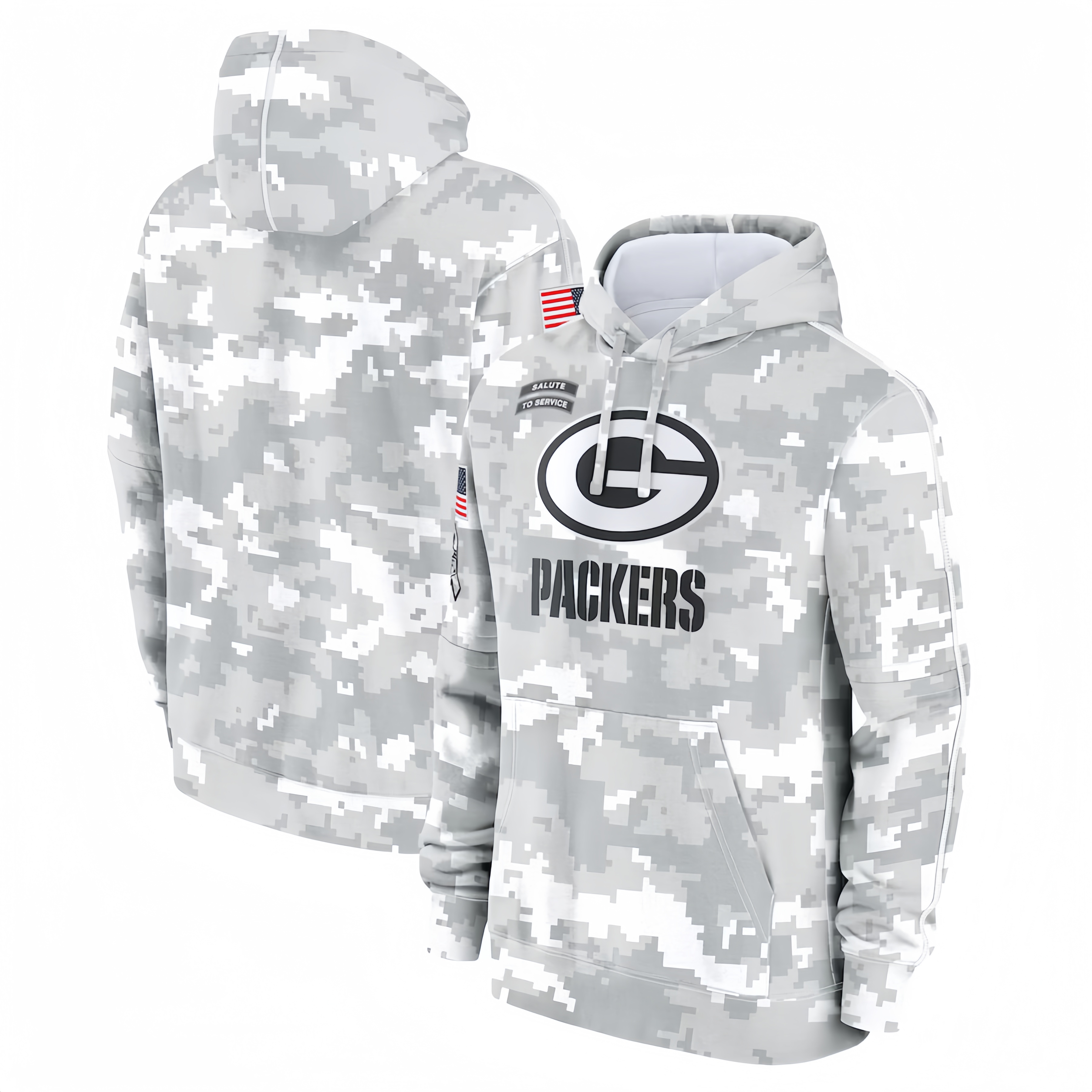 GREEN BAY PACKERS HEAVYWEIGHT HOODIE VETERAN01