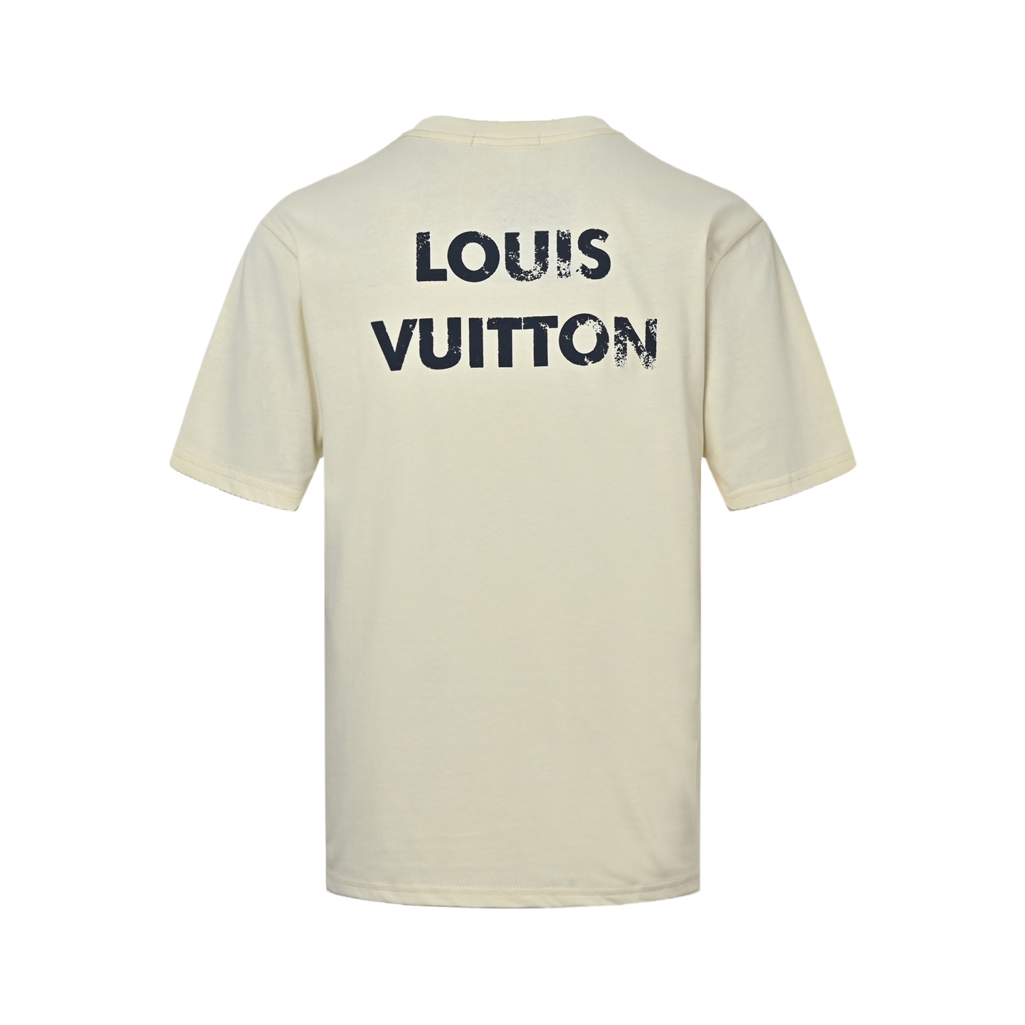 Louis Vuitton 25ss embroidered logo foam lettering short sleeves