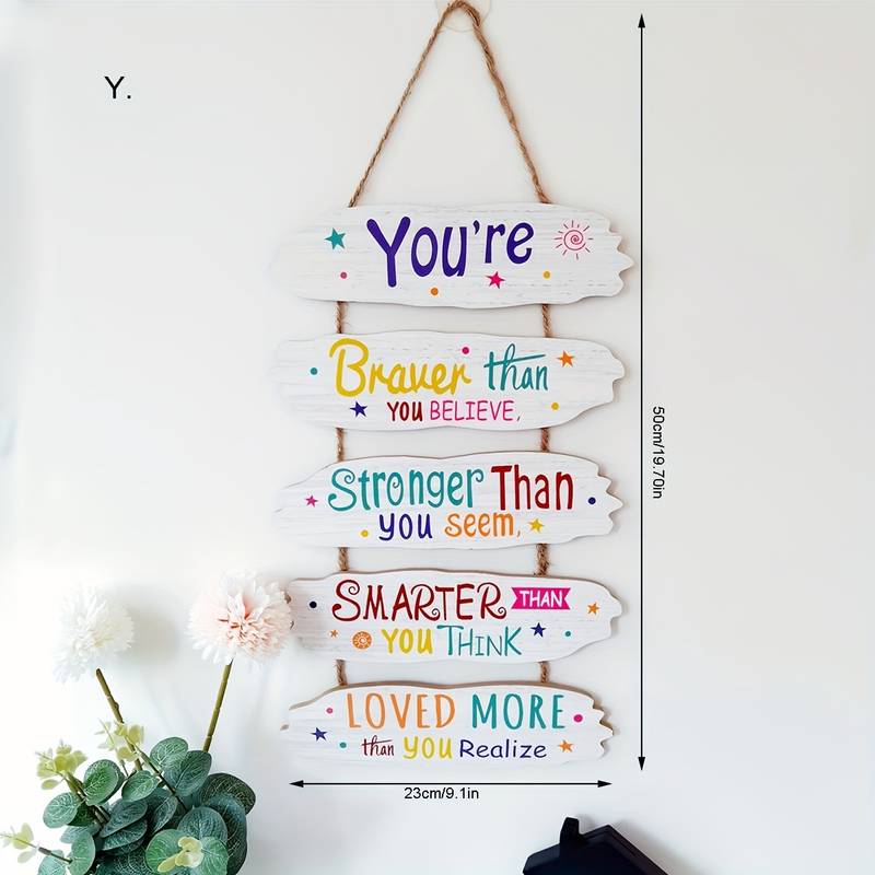 🔥Inspirational slogan decorative signs