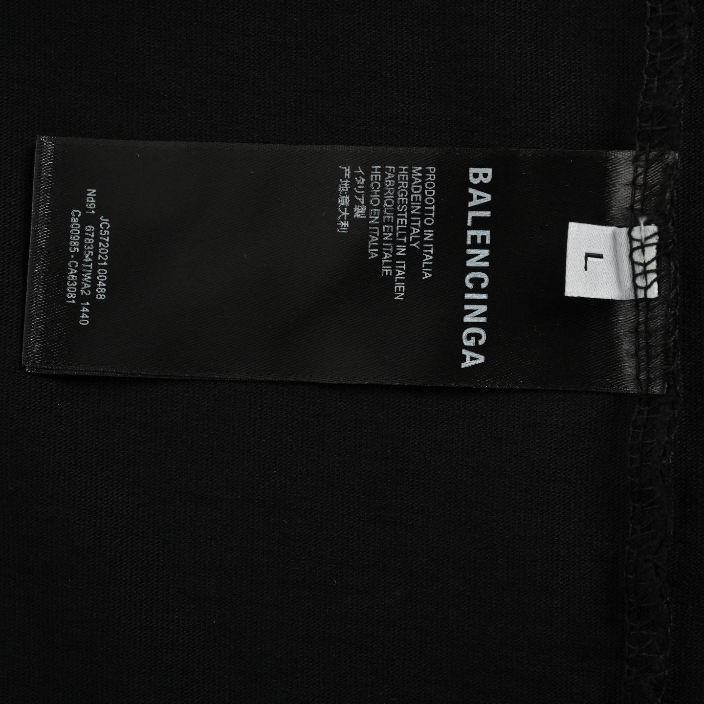 Balenciaga 25ss letter double B hand-painted wash ripped short sleeves