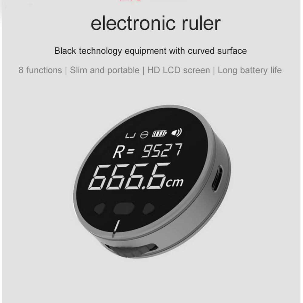 🔥Last Day 50% OFF🔥High Precision Digital Tape Measure Smart Long Distance Rolling Measuring Tool