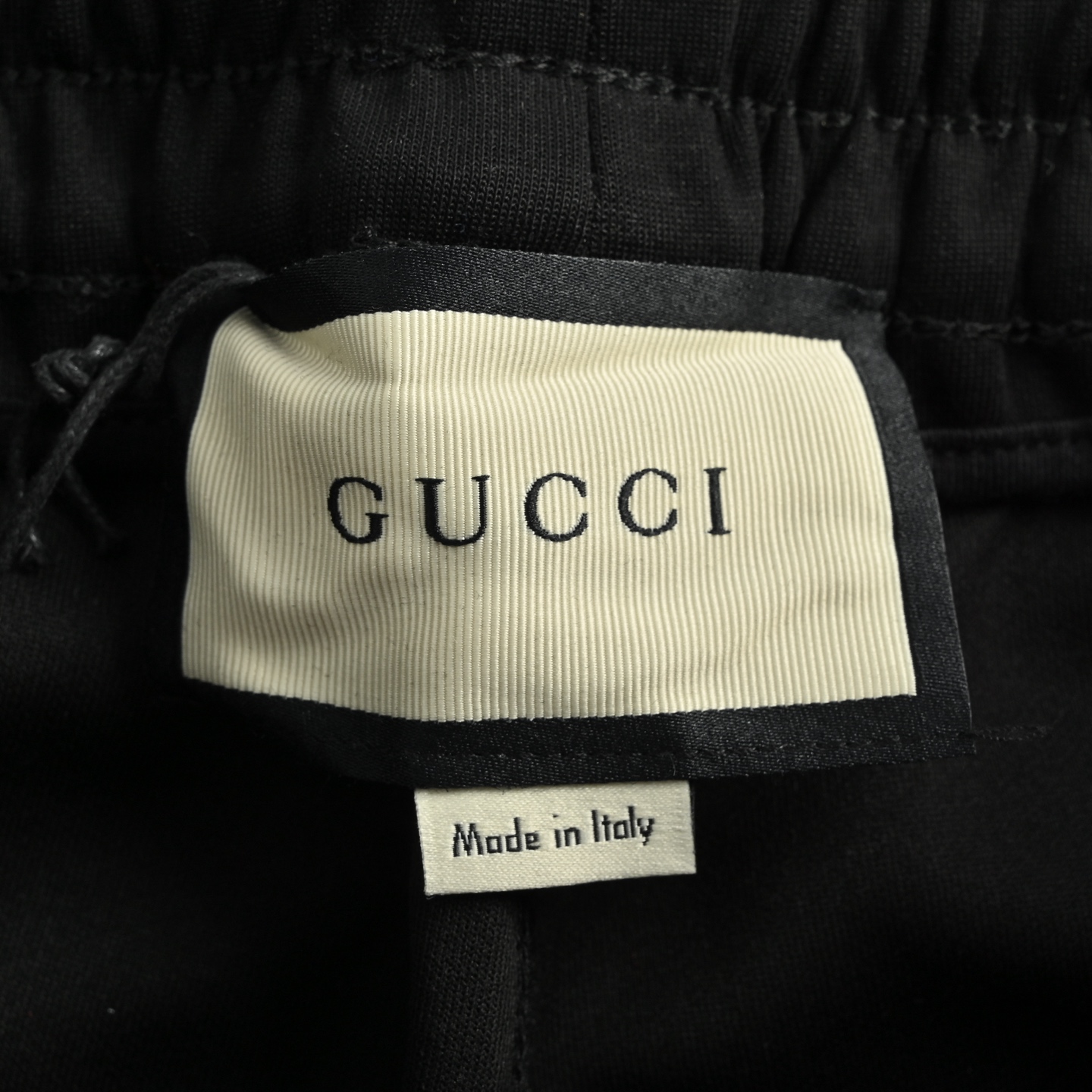 Gucci 25ss red edge jacquard ribbon shorts