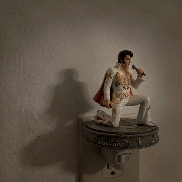 🎸 The King Lives! Elvis 90th Anniversary Night Light!