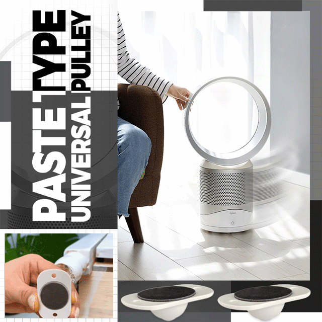 🔥Last Day 50% OFF🔥Paste Type Universal Pulley🔥BUY 3 SET GET 2 SET FREE(20 PCS)