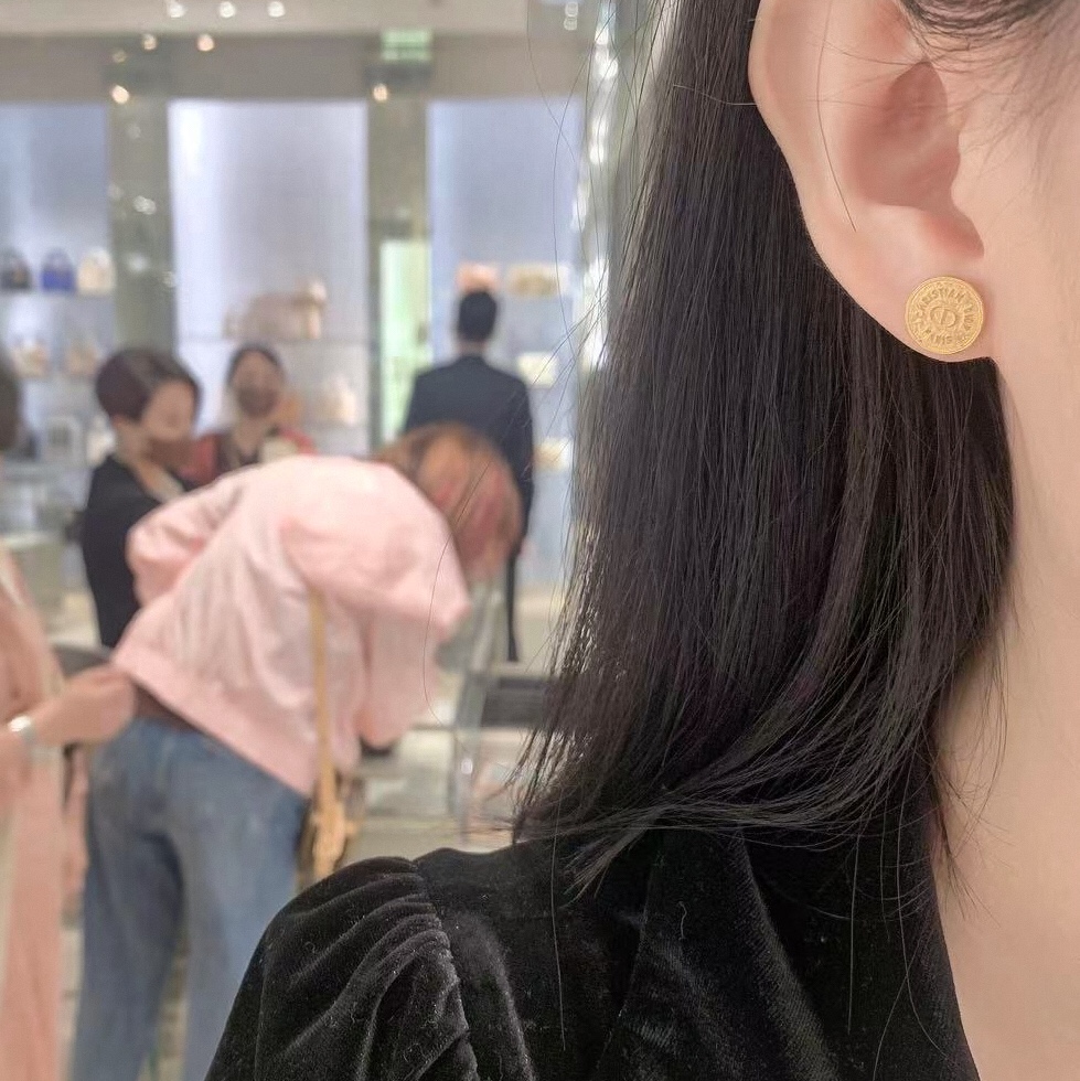 Dior Coin Earrings