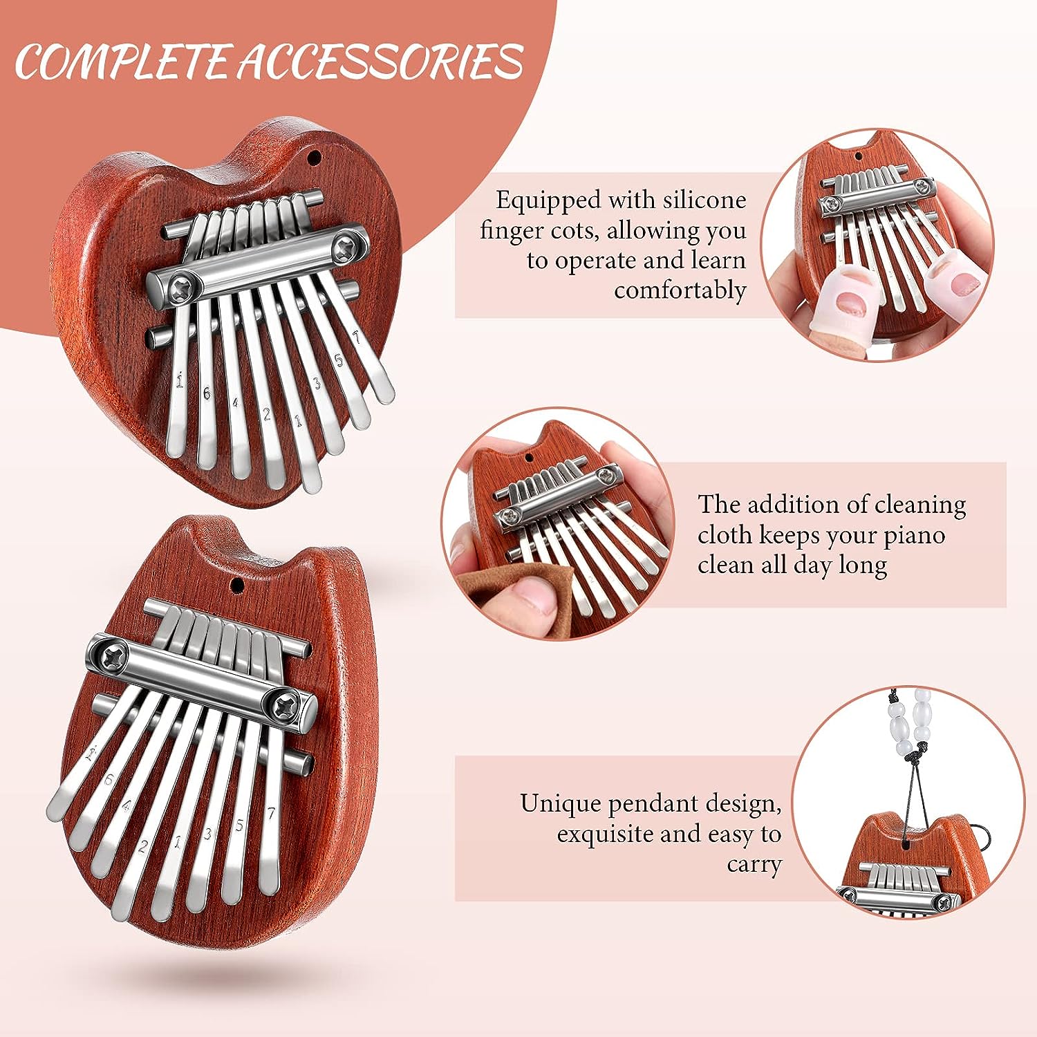 🔥Last Day Promotion - 49% OFF🔥8 Keys Mini Kalimba Thumb Piano -Buy 3 Get Extra 20% OFF & Free Shipping