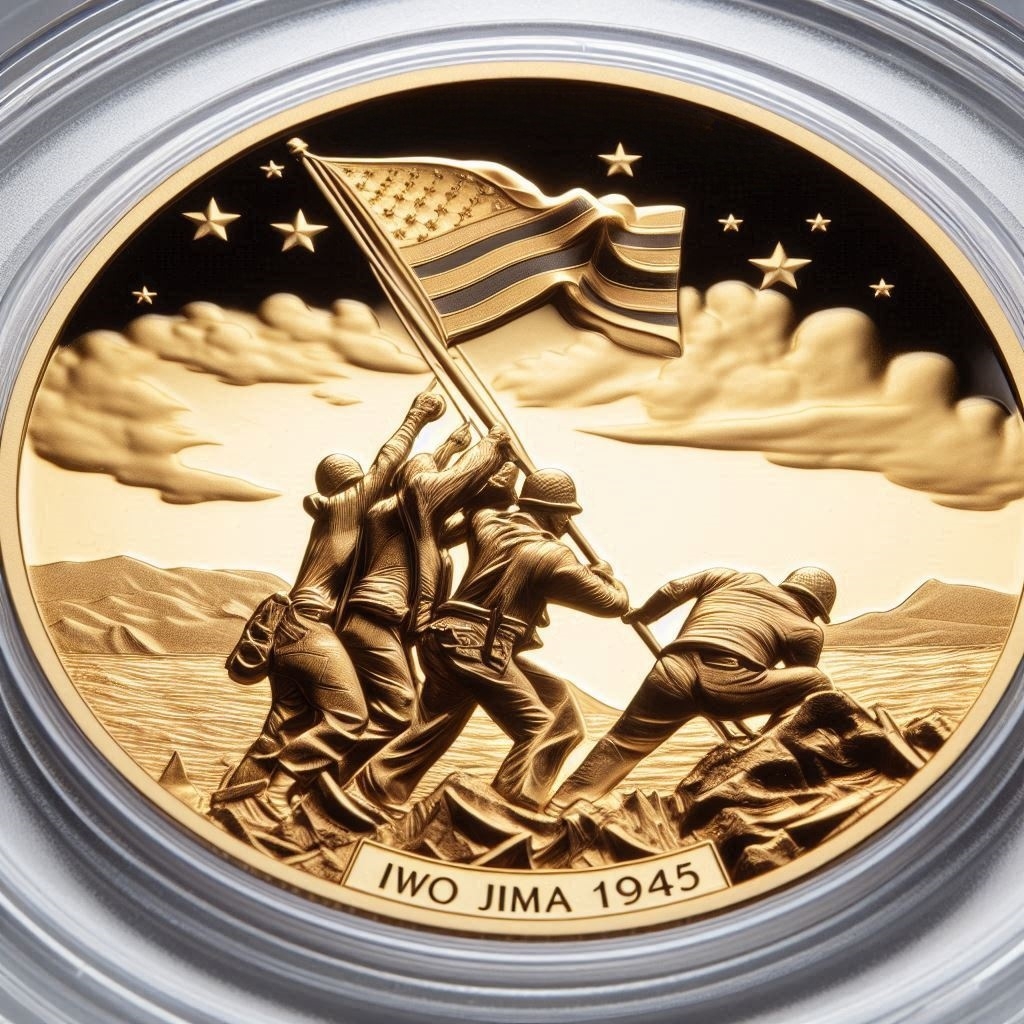The 80th Anniversary of Iwo Jima Coin