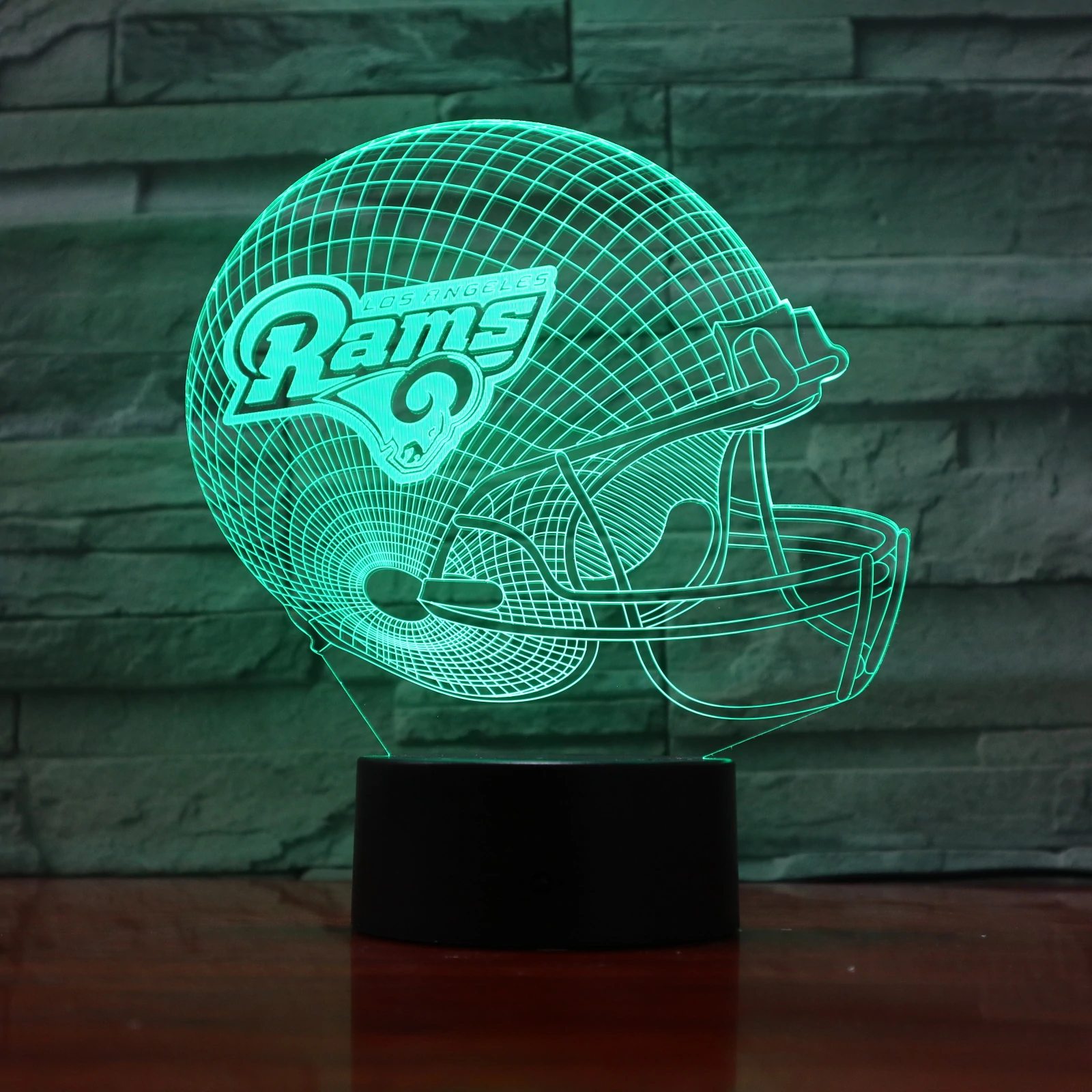 LOS ANGELES RAMS 3D LED LIGHT LAMP