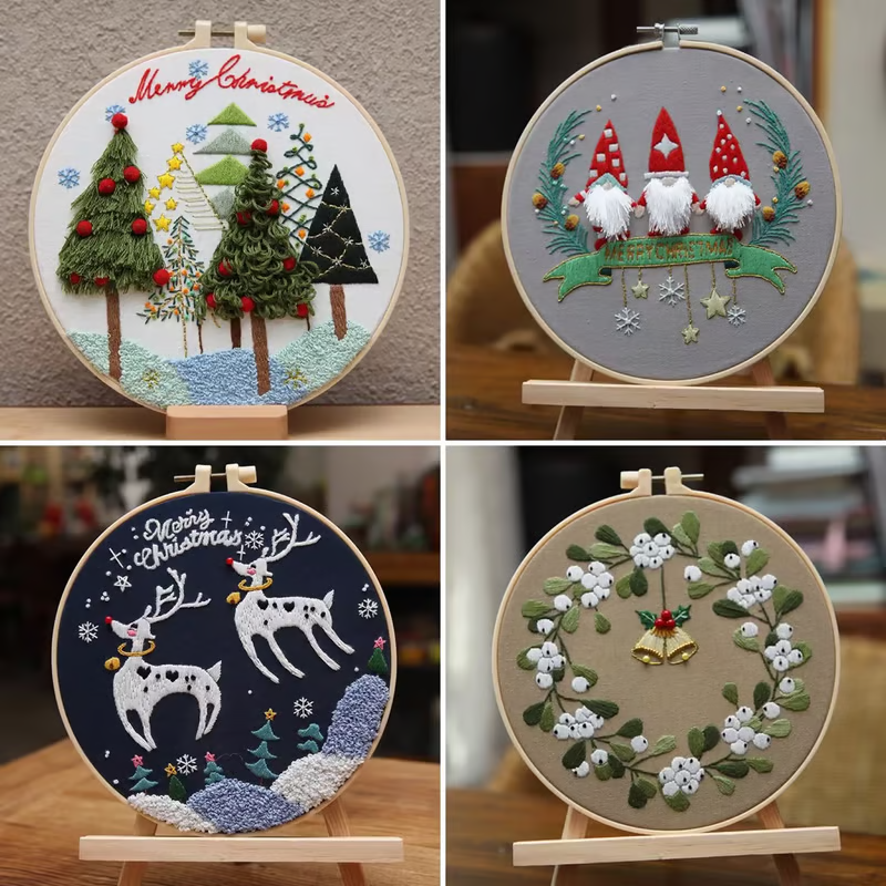 🔥Last Day 70% OFF - 🎄Perfect Gift - Christmas Embroidery (Beginners edition)