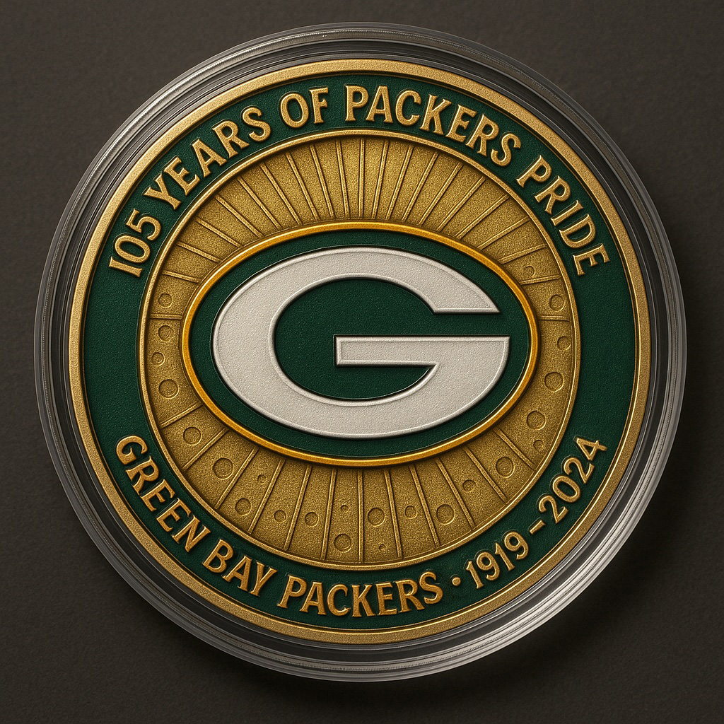 Green Bay Packers 105th Anniversary Coin