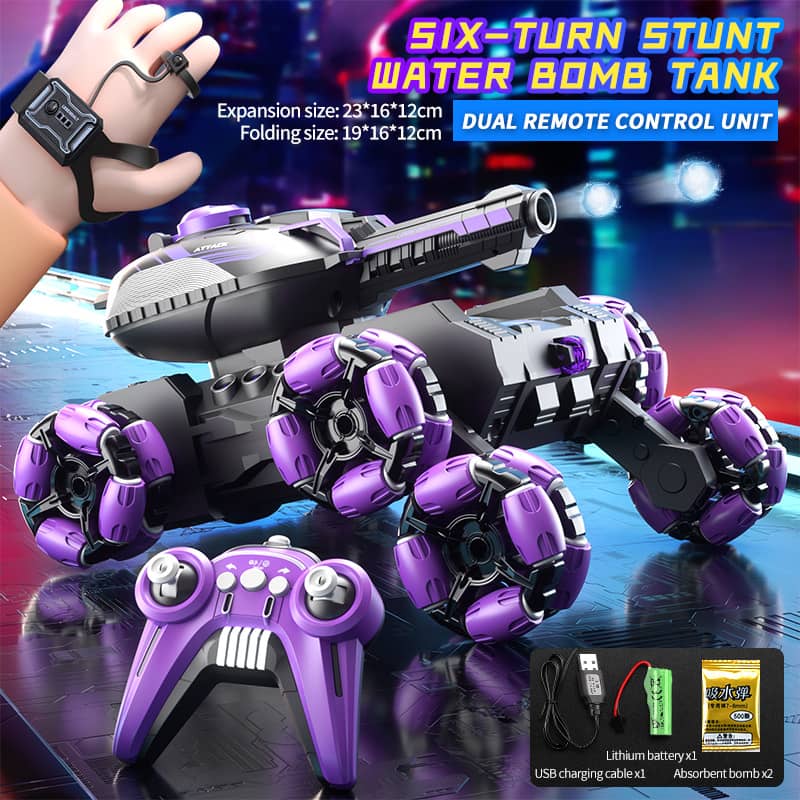 Remote Control Six-Wheel Tank (Flash Sale - 50% Off)