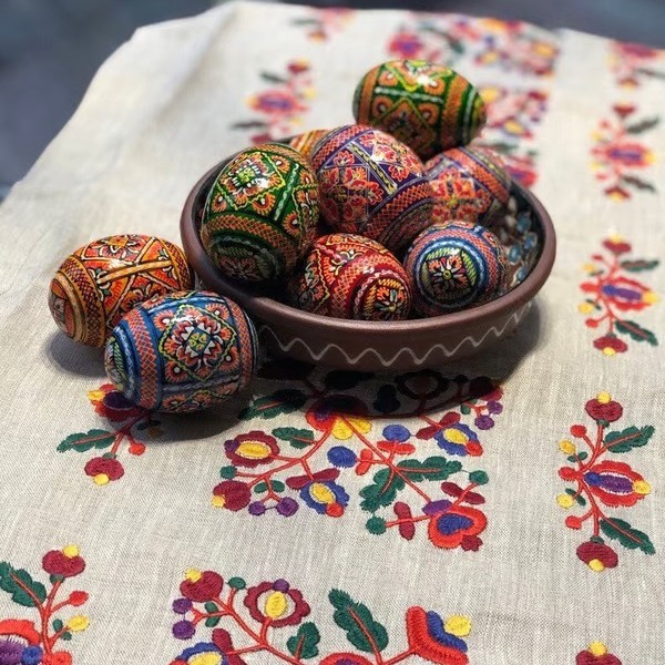 🔥ON SALE🔥6Pcs/Set Easter eggs - Painted traditional wooden eggs (Random Color）