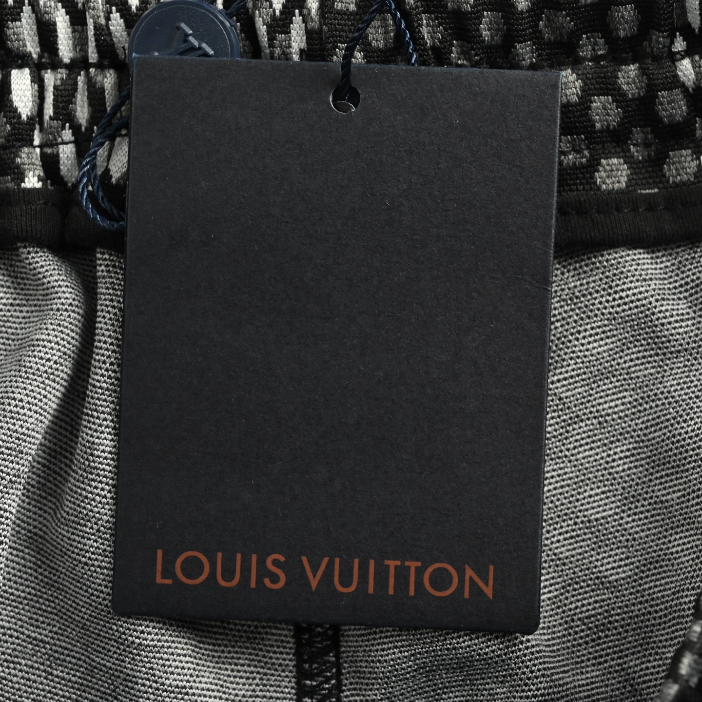 Louis Vuitton 25ss Pharrell checkerboard rhinestone wool shorts