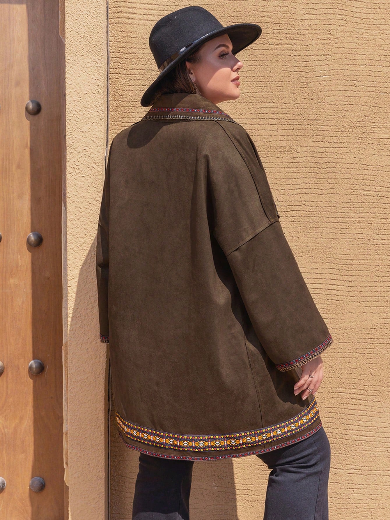 Plus Size Women Clothing Autumn Winter Slim Jacket