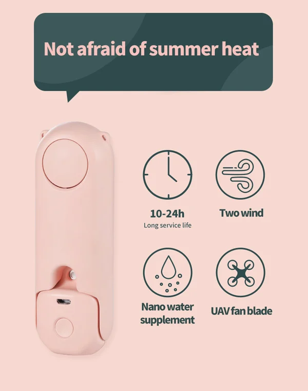 🔥The Hot Summer Is Coming Soon,50% Off🔥Portable Handheld Misting Mini Fan